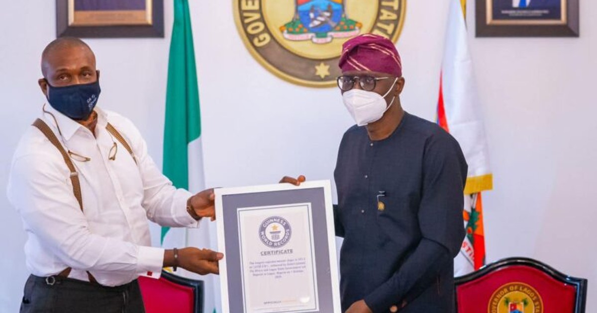 Lagos receives Guinness World Records certificate for largest cupcakes