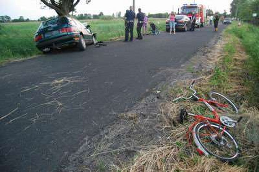 Dziewięciolatek roztrzaskał audi. Na rowerku!