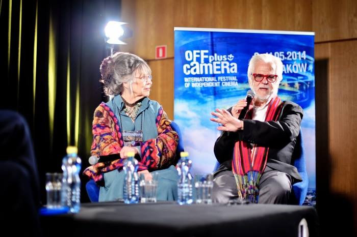 Christiane Kubrick i Jan Harlan (fot. Piotr Szałański/Off Plus Camera 2014)