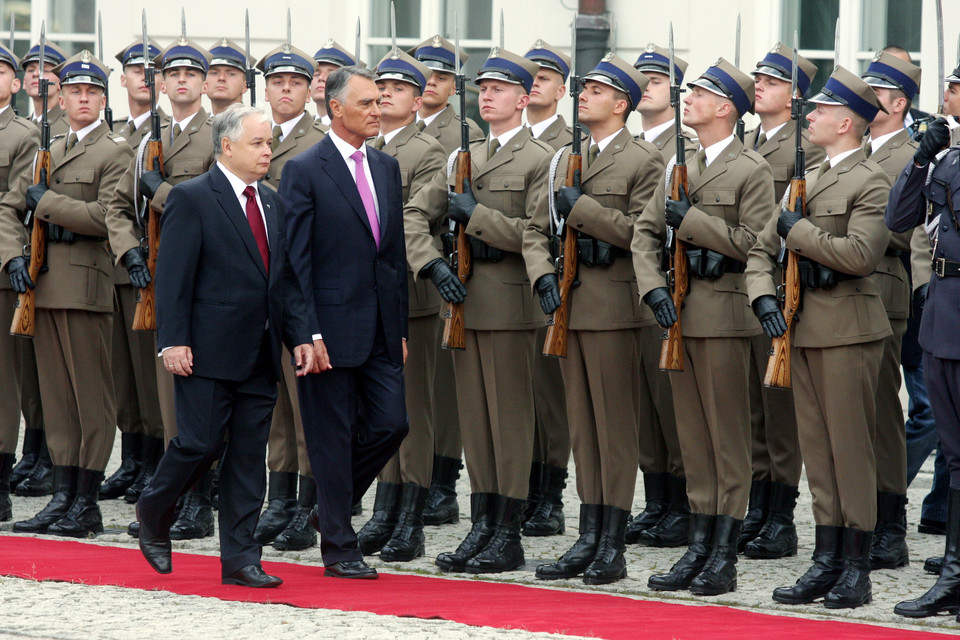 WARSZAWA PREZYDENT PORTUGALIA WIZYTA ROZPOCZĘCIE