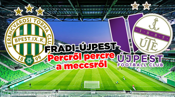 Képekben a Ferencváros–Újpest derbi