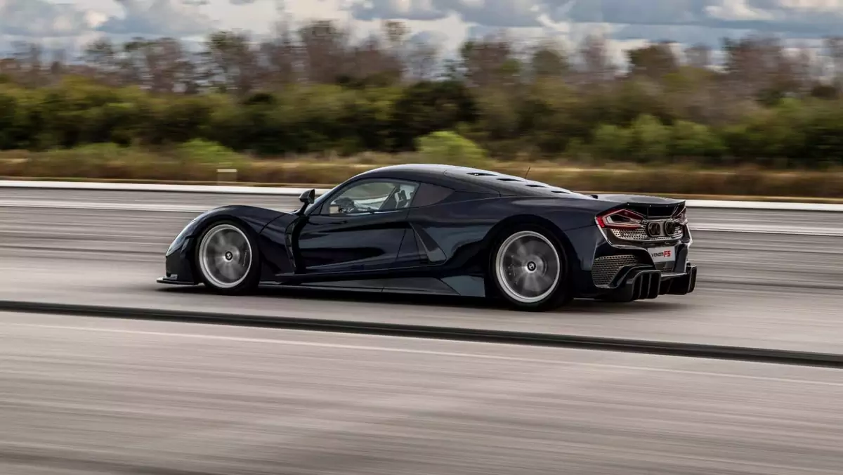 Hennessey Venom F5 test prędkości 