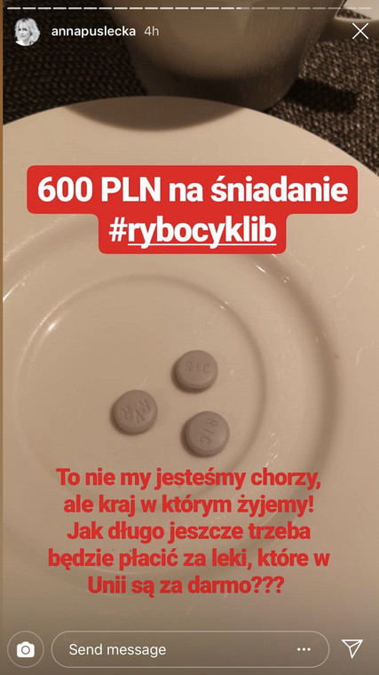 Anna Puślecka na Instagramie