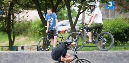 Rowerowe ewolucje na Skałce