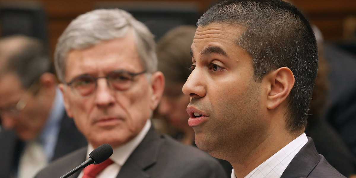 The new FCC boss has taken his latest shot at today's open-internet laws