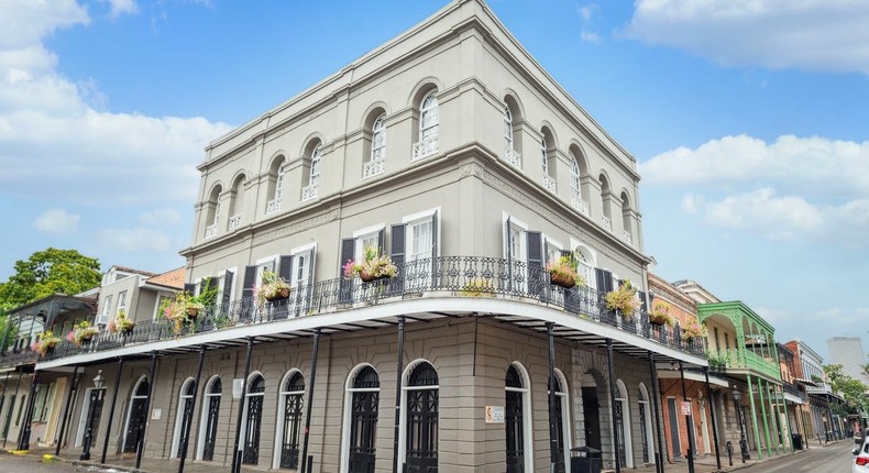 The LaLaurie mansion stands in place of an original structure that burned down in 1834.Courtesy of Latter & Blum | Compass