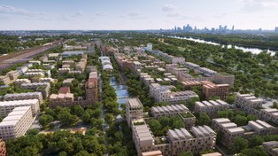 Gigantyczna inwestycja na terenach dawnej fabryki FSO w Warszawie. Budowa potrwa 25 lat [WIZUALIZACJE]