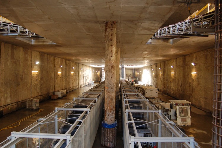 Budowa II linii metra w Warszawie. Stacja Rondo Daszyńskiego (3). 26.10.2012 Fot. Materiały prasowe