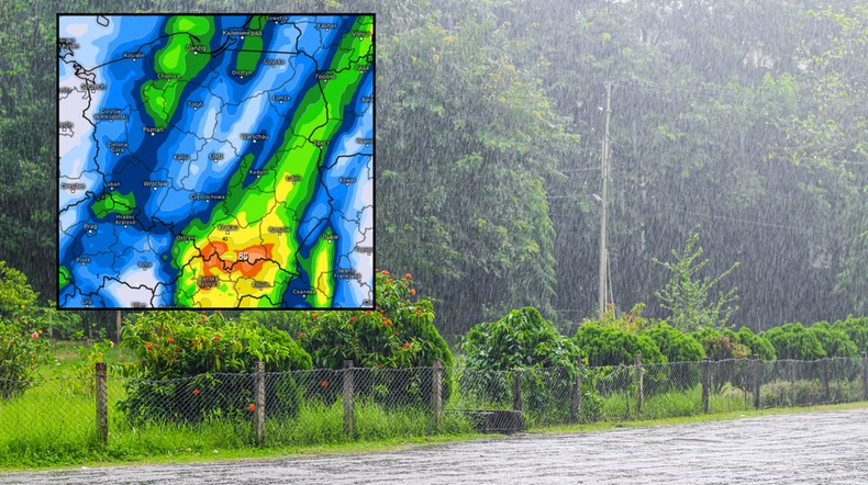 Załamanie pogody coraz bliżej. IMGW zapowiada wydanie alertów (mapa: kachelmannwetter.de)