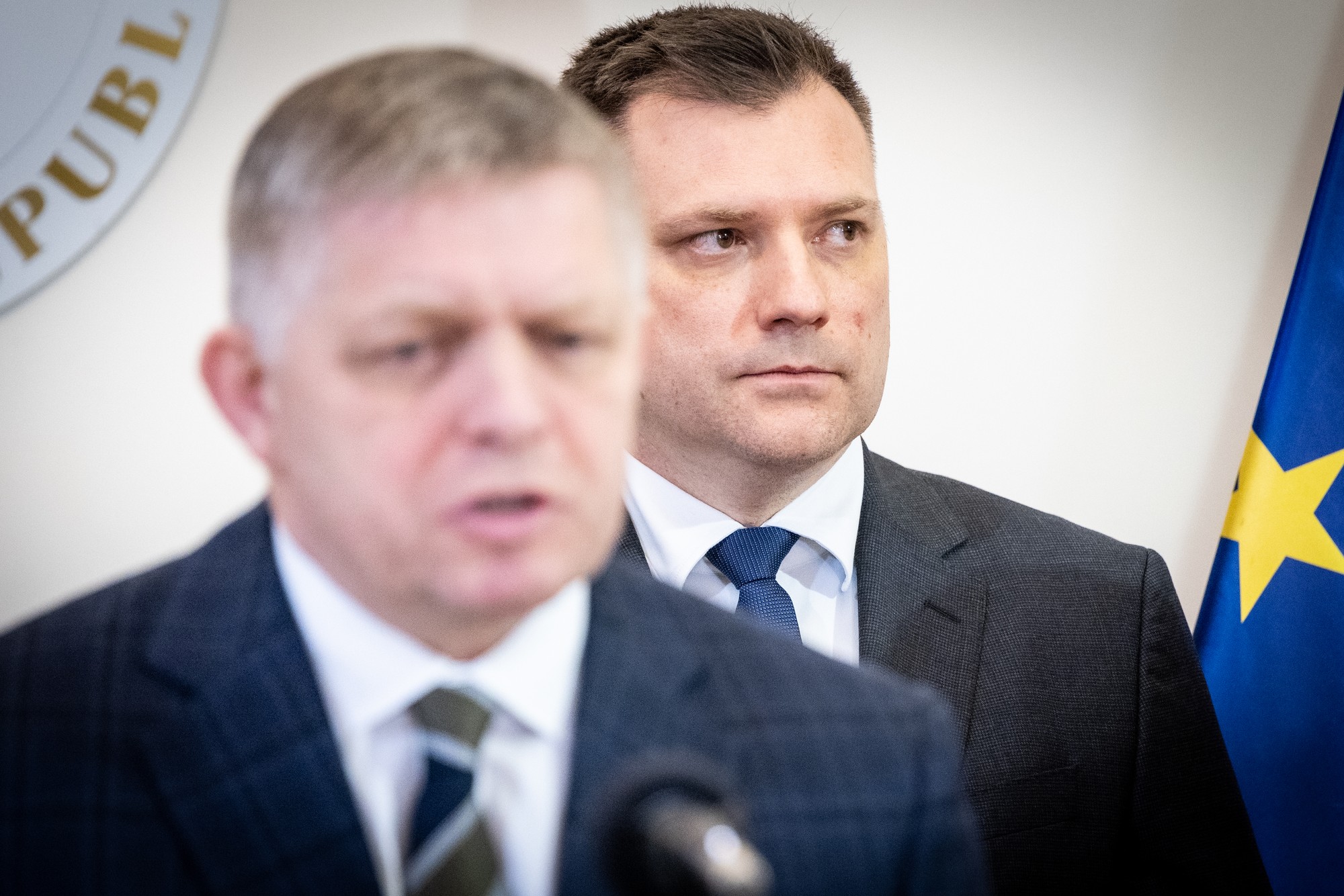 Tomáš Taraba a Robert Fico