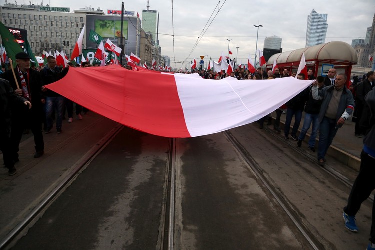 Marsz Niepodległości 2014 (fot. PAP/Tomasz Gzell)