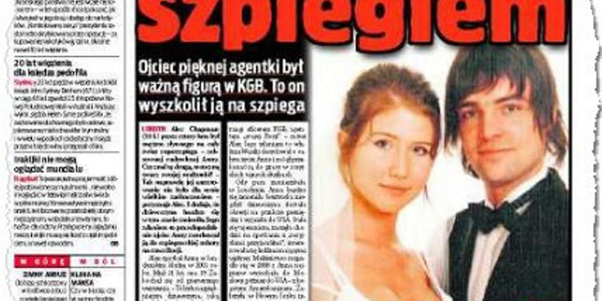 "Moja żona była szpiegiem". Przeczytaj wyznania męża Anny Chapman