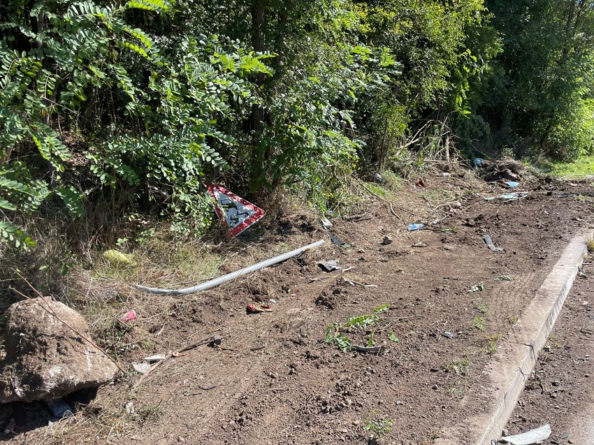 Mesto saobraćajne nesreće kod Ušća, Raška - Kraljevo