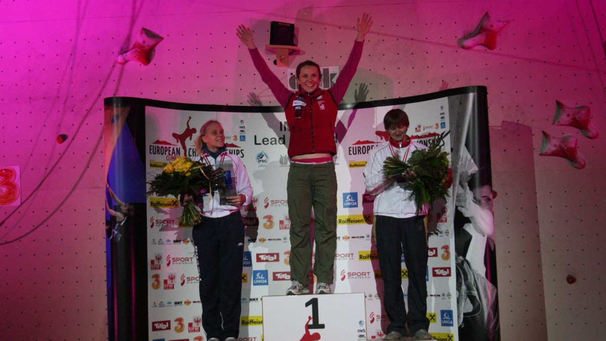 Zawodniczka Alpinus Azoty Tarnów Team została Mistrzynią Europy 2010 we wspinaczce sportowej w konkurencji wspinaczki na czas. Tym samym obroniła tytuł mistrzowski, który wywalczyła dwa lata temu w Paryżu.