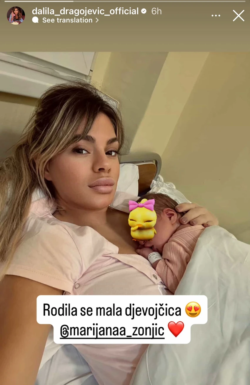 Marijana Zonjić i Dalila Dragojević prekinule svaki kontakt, a sad joj čestitala rođenje ćerkice