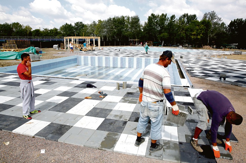 Gradilište akvaparka - 12. avgust 2016.