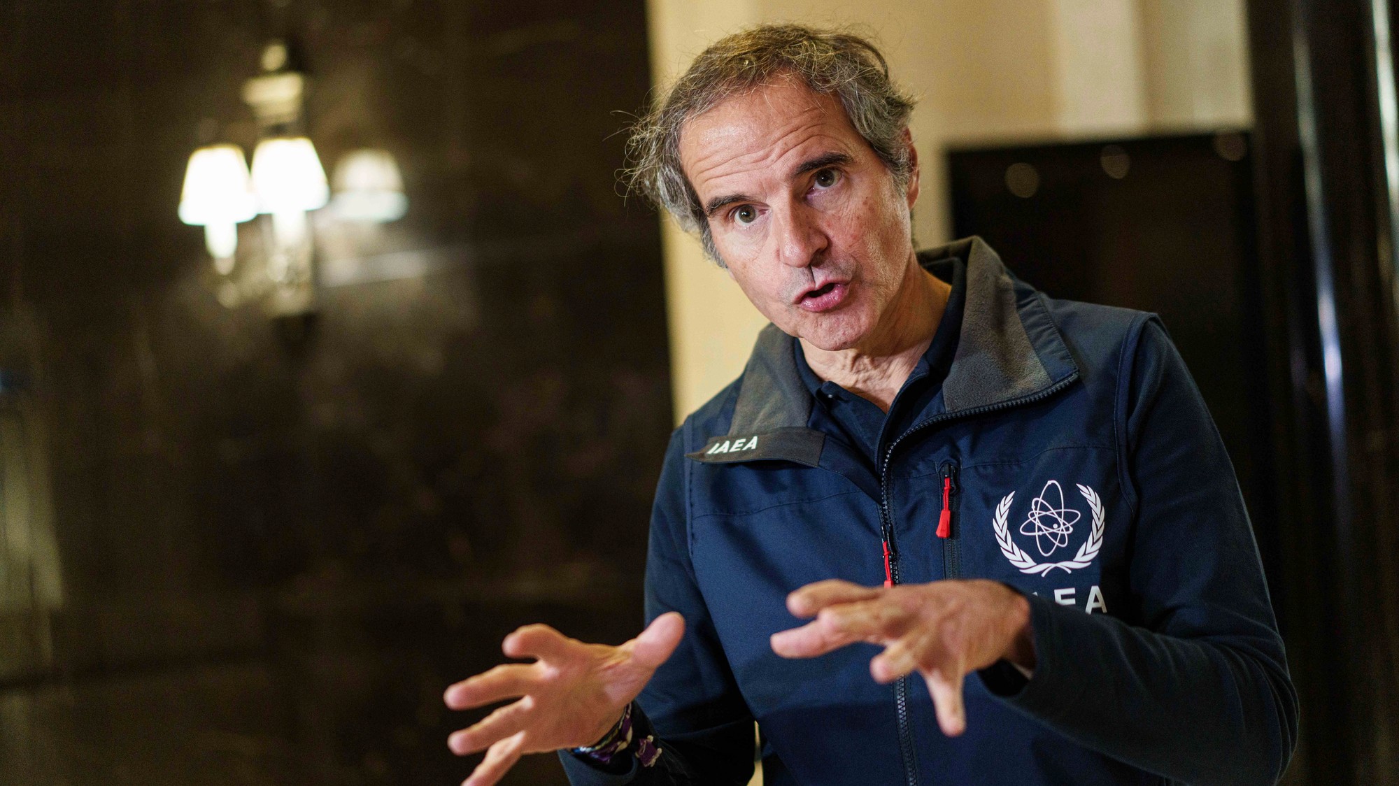 Šéf Medzinárodnej agentúry pre atómovú energiu (MAAE) Rafael Grossi.