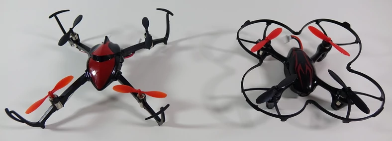 Porównanie Hubsan X4 H107C oraz Raider 3D