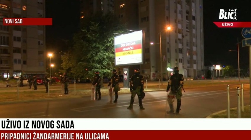 Policija blokirala Fruškogorsku