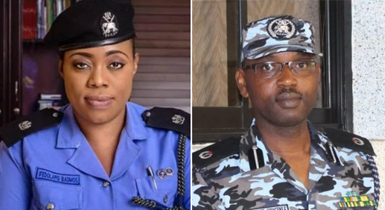 Dolapo Badmus and Yomi Shogunle have been dismissed from the Nigeria Police Force