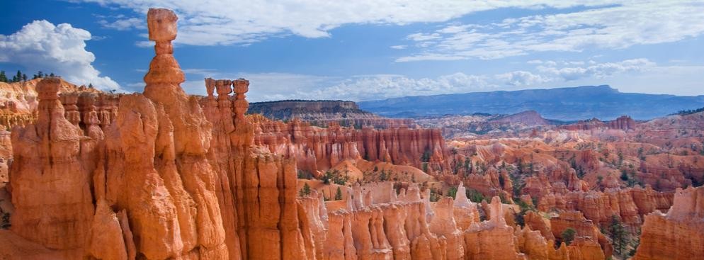 <strong>Wielki Kanion Kolorado</strong>
<br></br>
Wielki Kanion Kolorado leży w stanie Arizona. Za początek kanionu uznaje się Lee's Ferry (niewielka stacja z motelem i przystanią dla łodzi leżąca około 12 km od miejscowości Page), natomiast koniec kanionu leży w rejonie Grand Wash Cliff leżącym około 20 km od początku jeziora Mead. Najgłębszym rejonem Wielkiego Kanionu jest Granite Gorge (Wąwóz Granitowy), w którym najgłębsze miejsce leży poniżej krawędzi o 1857 m. Szerokość kanionu waha się od ok. 800 m (pod punktem widokowym Toroweap na North Rim – Północnej Krawędzi) do 29 km w najszerszym miejscu. Jest to największy przełom rzeki na świecie.
<br></br>
Obszar ten stanowi park narodowy – Park Narodowy Wielkiego Kanionu.