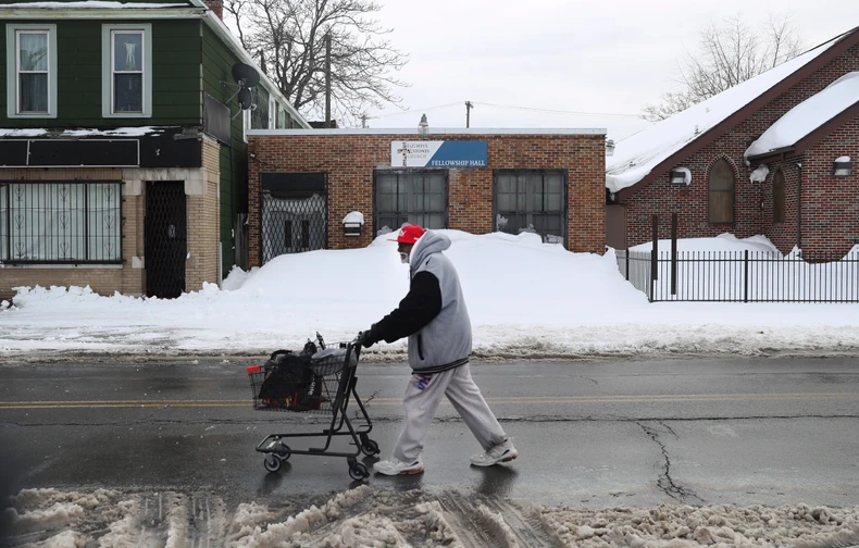 Bafalo nakon mećave