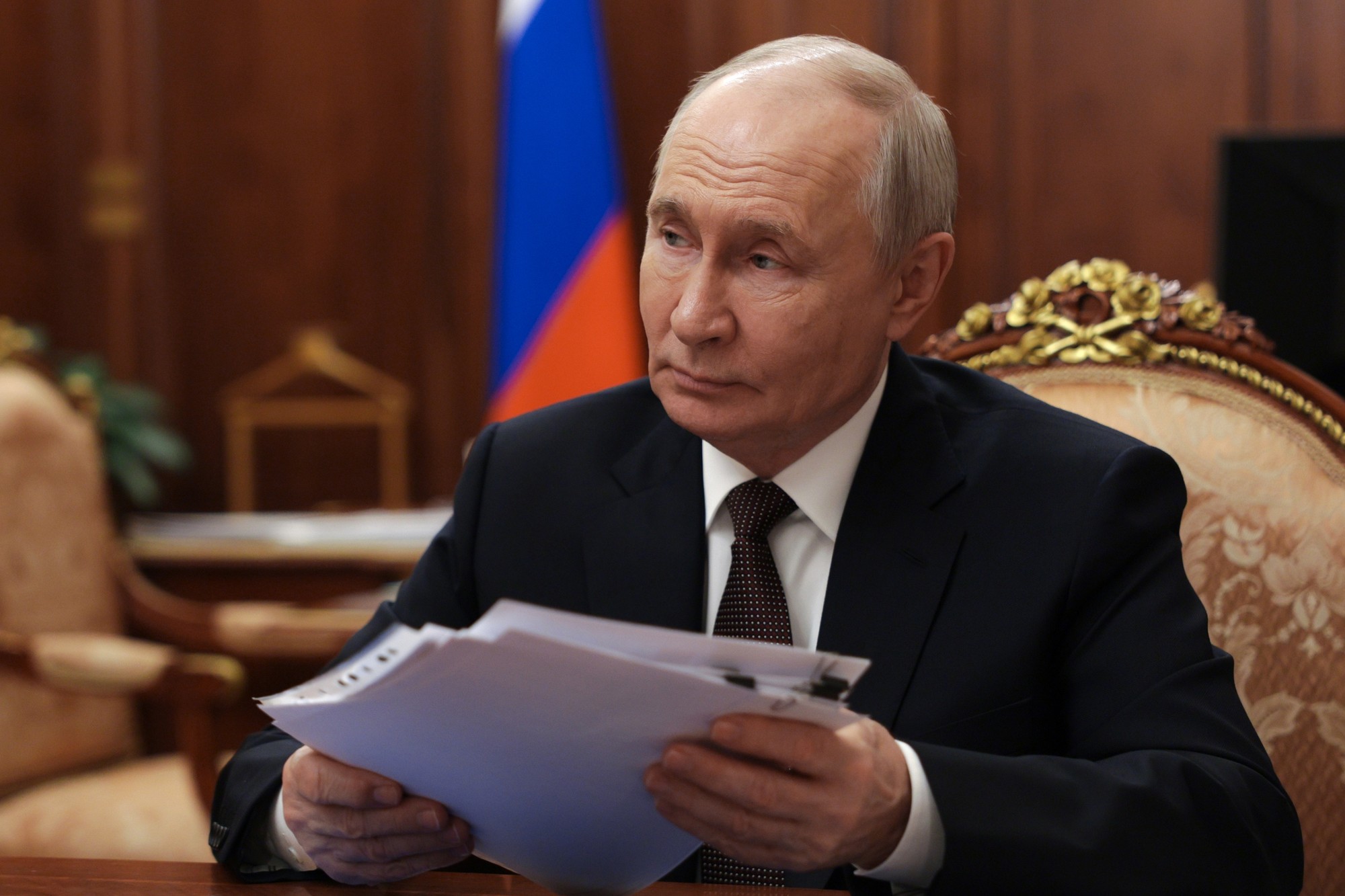 Ruský prezident Vladimir Putin. 