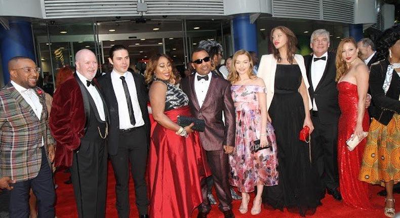 Cast and crew of Return of the Don at the UK premiere