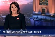 Danuta Holecka w Wiadomościach TVP 