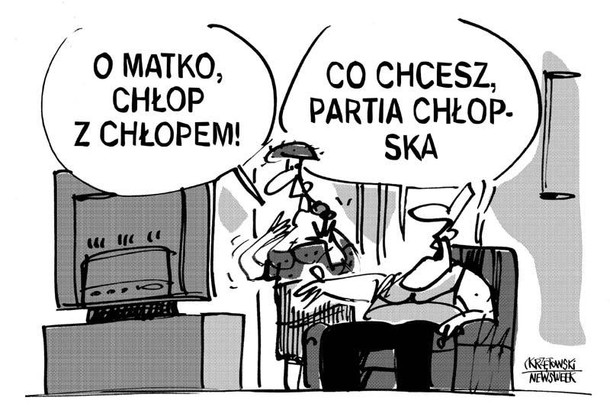 Chlop z chlopem psl krzętowski