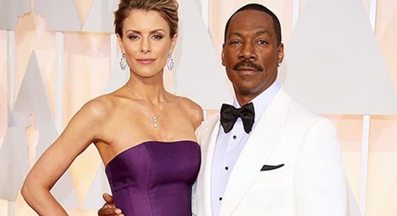 Paige Butcher and Eddie Murphy