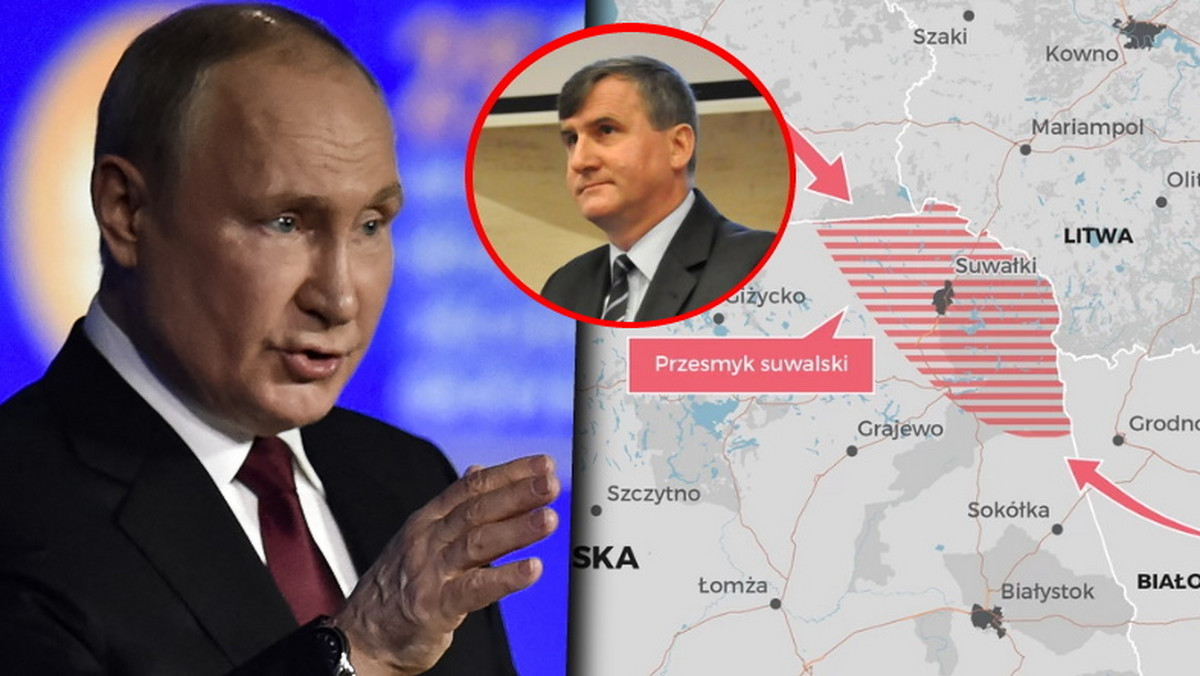 Putin wpatruje się w jedno miejsce na mapie Polski. "NATO powinno zareagować"