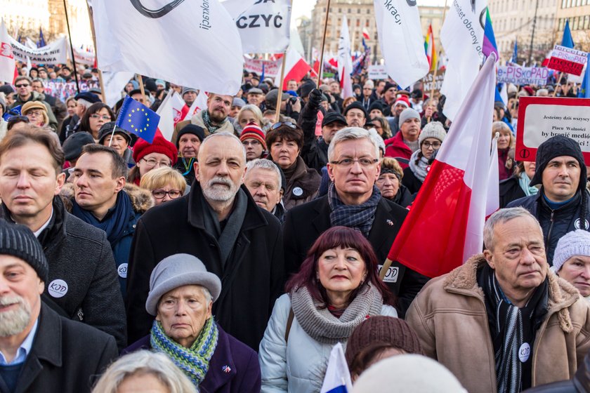 Demonstracja KOD w Poznaniu