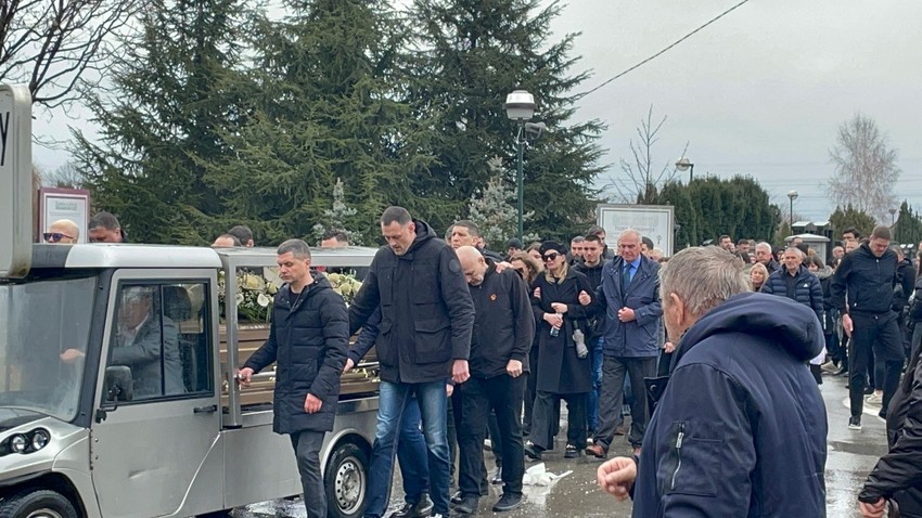 Sahrana Dejana Milojevića