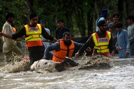 Pakistan dotknęły ogromne powodzie monsunowe