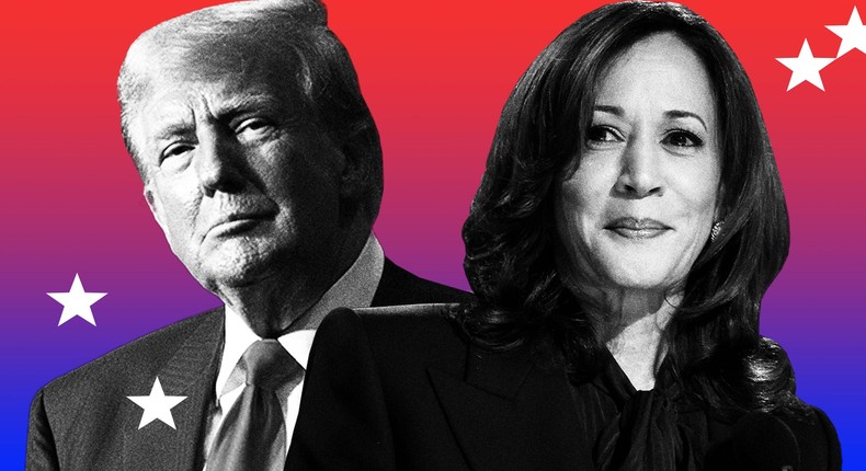 Vice President Kamala Harris comes into Tuesday night's debate with serious momentum in the 2024 race.Bill Pugliano/Getty, Robert Gauthier/Getty, Tyler Le/BI