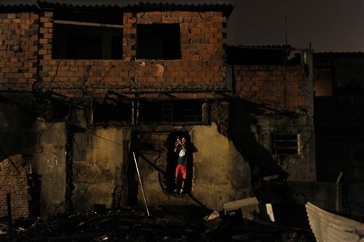 BRAZIL - SHANTYTOWN - FIRE - AFTERMATH