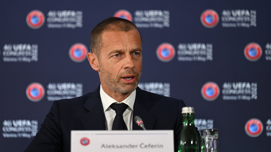 Prezydent UEFA Aleksander Ceferin