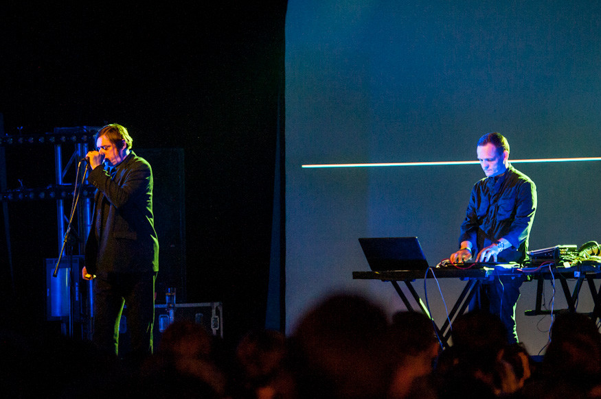 OFF Festival 2012 - anbb: alva noto &amp; blixa bargeld (fot. Monika Stolarska / Onet)