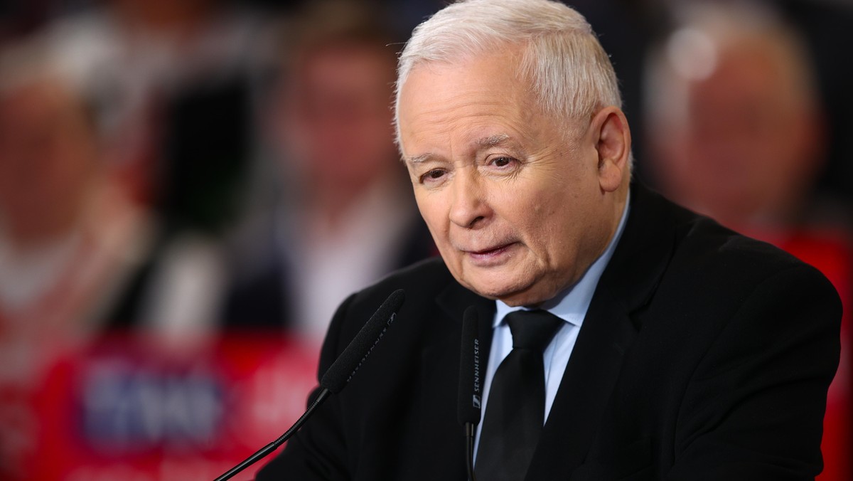 Prezes PiS Jarosław Kaczyński