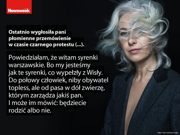 Manuela Gretkowska feminizm Czarny Protest prawa kobiet