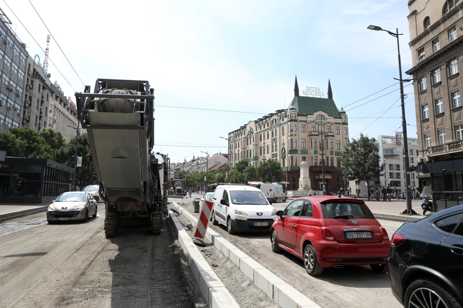 Rekonstrukcija centra Beograd - Terazije