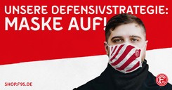 Fortuna Duesseldorf sprzedaje maski w barwach klubowych. Bez atestów