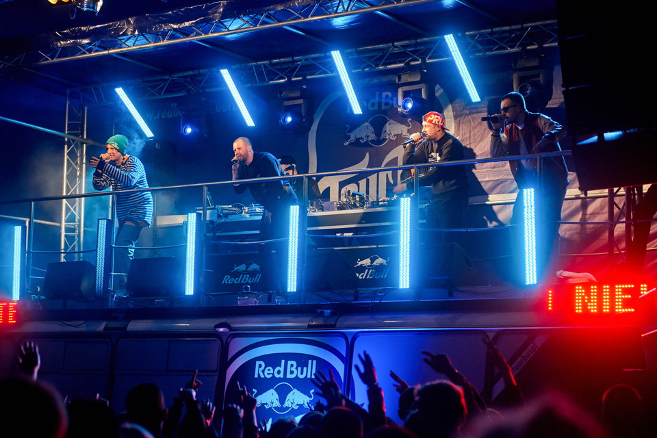 Red Bull Tour Bus