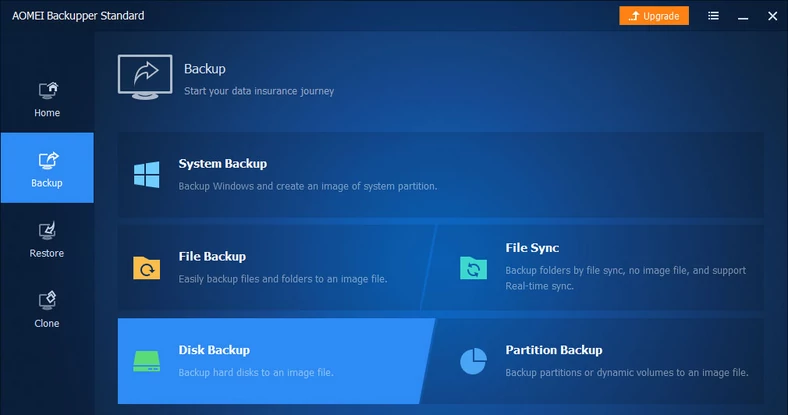 AOMEI Backupper Standard