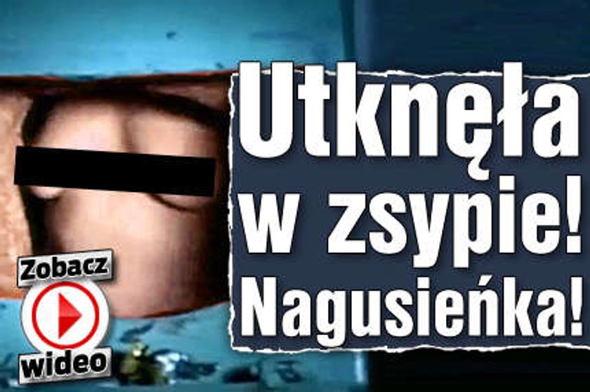 Utknęła w zsypie! Nagusieńka! WIDEO