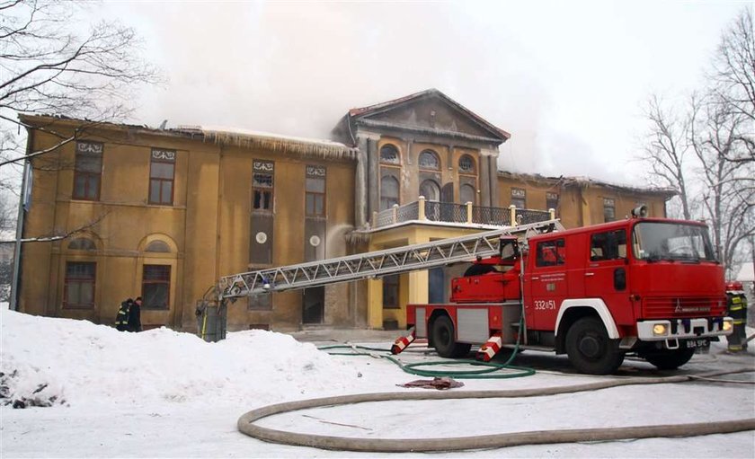 Jaworze, pożar, poprawczek, zakład wychowawczy, dzieci, straż pożarna