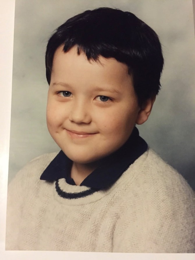 Rajko Stojić kada je bio dečak