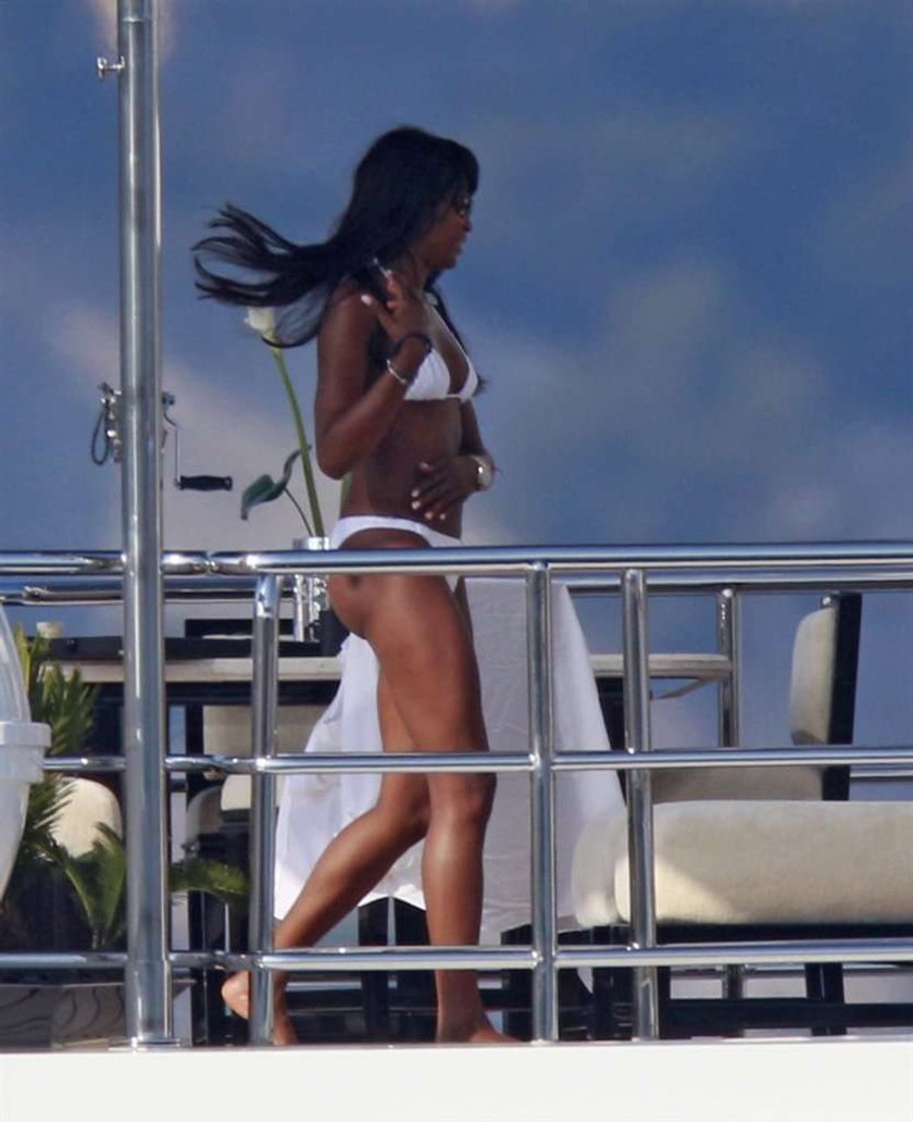 Tak wypoczywa Naomi Campbell