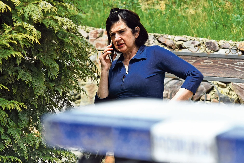 Vlasnica bungalova (na slici) rekla je novinarima da nije znala šta se dogodilo sve dok nije dotrčala žena i rekla da joj je muž ubijen 